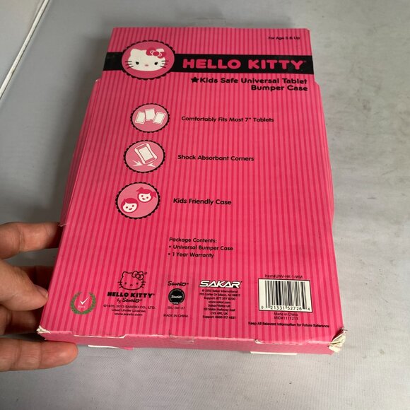 Hello Kitty Kids Universal Tablet Bumper Cases 7" Tablets - Picture 2 of 2